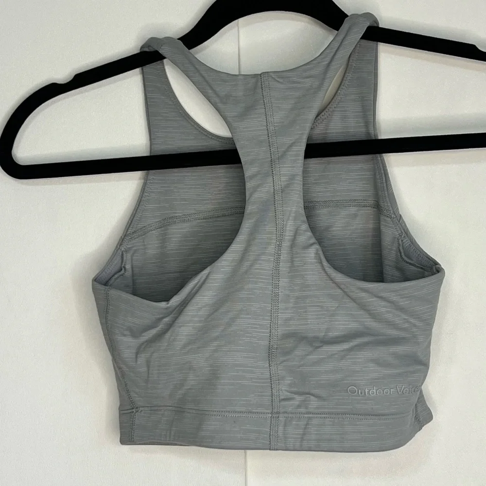 Outdoor Voices Gray‎ Racerback Sports Bra